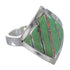 Turquoise Opal Genuine Sterling Silver Southwestern Ring Size 5-3/4 QX82570